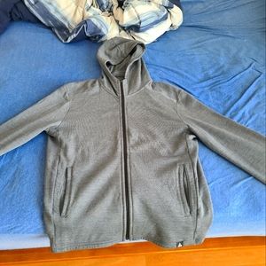 American Giant Full Zip Merino Wool Hoodie L
